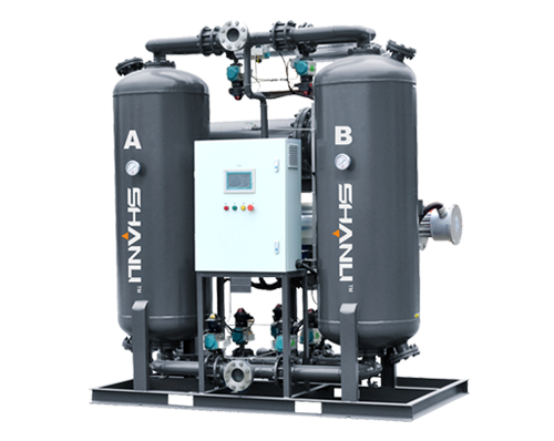 有氣耗鼓風(fēng)熱再生吸附式壓縮空氣干燥機PF系列